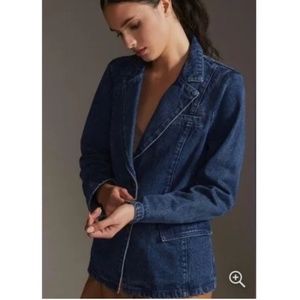 Anthropologie Mare Mare Denim Jean Jacket Blazer